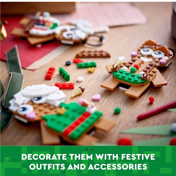 NEW BOX LEGO Gingerbread  Ornament Set 40642 Customizable 3 Figures NEW Sealed - Picture 3 of 4